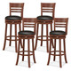 Swivel Bar Height Stools with Backrests (Set of 4) product