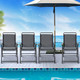 4-Piece Portable Outdoor Chair with Armrest product