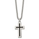 Stainless Steel Polished 24-inch Cross Necklace product