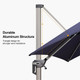 10-Foot Square Premium Cantilever Patio Umbrella product