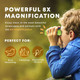 Binoculars for Kids, Set with Magnifying Glass And Compass (Green) product
