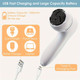 Electric Foot Callus Remover Rechargeable Portable Electronic Pedicure Feet Scrubber File Tool For Dead Skin Color White product