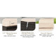 Patio Rattan Daybed with 4-Level Adjustable Backrest & Retractable Side Tray product