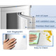 13.2-Gallon Rectangular Automatic Trash Can with Soft Close Lid product