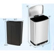 13.2-Gallon Stainless Steel Trash Can with Lock Device product