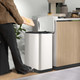 13.2-Gallon Stainless Steel Trash Can with Lock Device product