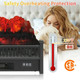 23-Inch 1400W Electric Free-Standing Log Fireplace Heater product