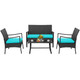Costway 4-Piece Wicker Patio Furniture Set product