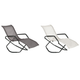Outsunny® Foldable Rocking Sun Lounger product