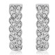 0.25CT Natural Diamond Infinity Hoop Earrings product
