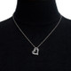10-Diamond Natural Rose-Cut Heart Necklace with 18-Inch Chain product