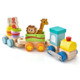 Costway Wooden Stackable Train Set with Animal Toys product