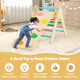 Costway 3-in-1 Kids Climber Set with Sliding Arch product