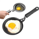 Breakfast Egg, Omelet, and Pancake Flip Non-Stick Pans (Set of 4) product