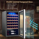 Costway 20-inch Cooler Refrigerator with Tempered Glass Door product