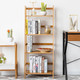 4-Tier Bamboo Bookshelf Ladder Shelf Plant Stand Rack product