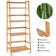 4-Tier Bamboo Bookshelf Ladder Shelf Plant Stand Rack product