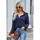 Women's Lace Trim V-Neck Hoodie product