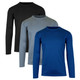 Men's Moisture-Wicking Long Sleeve Performance Tagless Tee (1- or 3-Pack) product