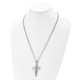 Stainless Steel Polished Crucifix 24-inch Necklace product