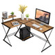 Costway 58'' x 44'' L-Shaped Gaming Desk with Monitor Stand product