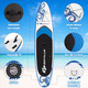 11-Foot Inflatable Stand-up Paddle Board with Carrying Bag product