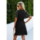 Women's Abstract Dotted Waist Tie Casual Dress product
