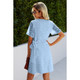Women's Abstract Dotted Waist Tie Casual Dress product