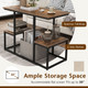 Costway Rustic TV Console Table for 50" TVs  product