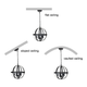 Depuley® Rustic 5-Light Globe Chandelier product