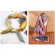 100% Real Silk Square Scarf product