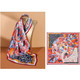 100% Real Silk Square Scarf product