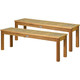 52-Inch Outdoor Acacia Wood Dining Bench Chair (1- or 2-Pack) product