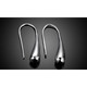 Sterling Silver-Plated Water Drop Hook Earrings product
