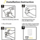 Self-Adhesive Multiuse Stainless Steel Wall Hanger Hook (3-Pack) product