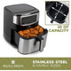 Paula Deen® 10-Quart Stainless Steel Air Fryer, 1700W, PDKDF579 product