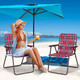 Folding Beach Camping Lawn Web Chair (6-Pack) product