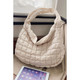 Kylie Quilted Zipper Tote Bag product