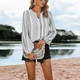 Women's Geo Vertical Stripe Blouse product