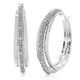 1/2-Carat Diamond Hoop Earrings, 1.5 Inches product