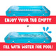Hoovy® Blue Suntan Tub - Inflatable Tanning Pool Lounge Float product