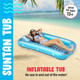 Hoovy® Blue Suntan Tub - Inflatable Tanning Pool Lounge Float product