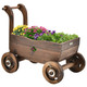 Decorative Wooden Wagon Cart Plant Stand product