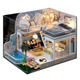 DIY Dollhouse Kit with LED and Furniture product