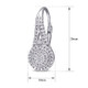 Nearly 1/2-Carat Diamond Double Halo Leverback Hoop Earrings product