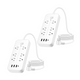 10-in-1 Power Strip Surge Protector with 6 AC Outlets + 4 USB Ports (2-Pack) product