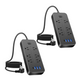 10-in-1 Power Strip Surge Protector with 6 AC Outlets + 4 USB Ports (2-Pack) product