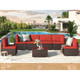 7-Piece Outdoor PE Wicker Rattan Patio Furniture Set product