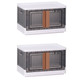 8.45-Gallon Plastic Folding Storage Cabinet (2 or 4-Pack) product