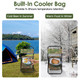 LakeForest® Foldable Fishing Chair with Cooler Bag product